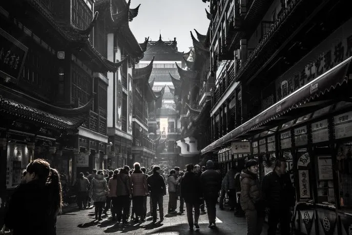 Oude wijk in Shanghai
